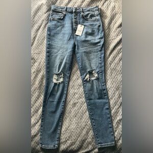 NWT Forever 21 Light Blue High Rise Skinny Jeans